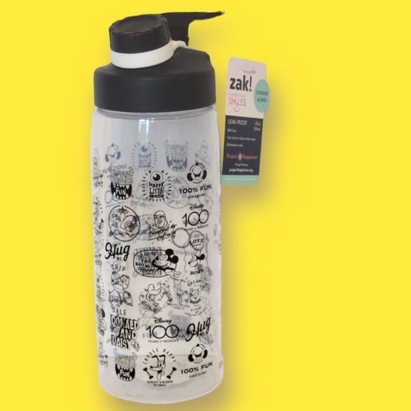 Zak! Disney 100 Year Celebration Leak-Proof 25 oz Water Bottle Mickey Mouse Etc. - Picture 4 of 15